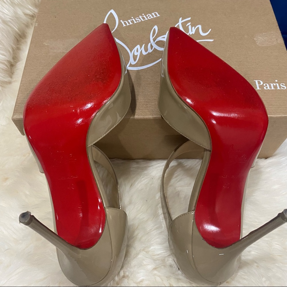 ❤️SOLD❤️Christian Louboutin Nude Ograde 100mm - Picture 4 of 5